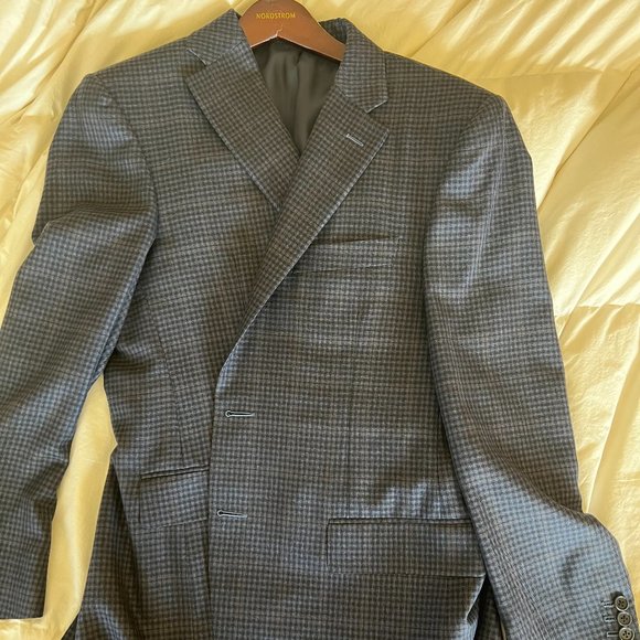 Canali Wool Sport Coat Beautiful Plaid Regular Fit Size US 40 - Picture 7 of 13